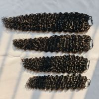 Nouvelles extensions de cheveux humains en crochet tressé, installation et retrait plus rapides, 100% cheveux humains, afro bouclé, ajustement du volume des cheveux librement