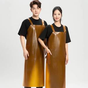 بدلة واقية جديدة من البي في سي مقاومة للماء والمواد الكيميائية بألوان مخصصة، طبقة مزدوجة للعمل والتنظيف والبناء من مادة تي بي يو - Product Image 2