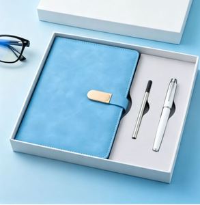 Nouveaux produits 2026 : Carnet de voyage A5 avec stylo et bouteille d'eau – Cadeau d'entreprise de luxe personnalisé, promotionnel, pour affaires - Product Image 1