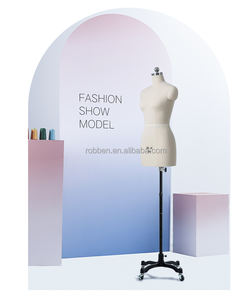 ชุดเดรสโฟมสวมใส่ร่างกายส่วนบนสำหรับเด็กผู้หญิงสามารถปรับขนาดได้พร้อมขาตั้งสำหรับชุดเดรสแขนโชว์ - Product Image 4