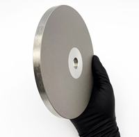 Disque de meulage diamanté en verre de 150 mm, disque de rodage plat pour verre, cristal, quartz, céramique, pierre
