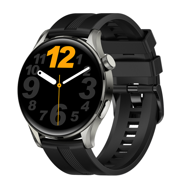 1.32 Inch Round Screen 360*360 Wearfit BT Calling Heart Rate Monitor Sports Smart Watch Bracelet