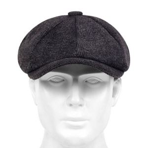 Nouveau Chapeau Gavroche Littéraire Vintage Style Anglais 2025 – Chapeau Gavroche Tendance à 8 Panneaux, Béret à Carreaux Foncés pour Hommes - Product Image 3