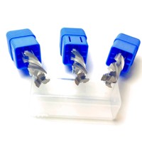 Fraise à queue composée à 3 dents en carbure monobloc pour usinage CNC du métal, de l'acier et de l'aluminium