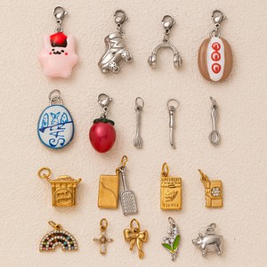 2025 New Arrival DIY Stainless Steel <strong>Charms</strong> Silver Flower Letter <strong>Pig</strong> Knife Folk Spoon Hot Dog Earphone Pendant for Jewelry Make - Product Image 1