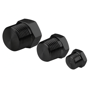 Raccords de tuyauterie en acier inoxydable COVNA Instrumentation 1/4 3/8 1/2 1 pouce NPT BSPT filetage mâle tête hexagonale bouchon de tuyauterie - Product Image 3