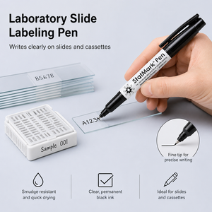 Stylo marqueur de laboratoire DeGao StatMark pour objectifs de microscope et cassettes de tissus, résistant aux solvants - Product Image 2