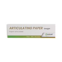 AP001 ZOGEAR Papier d'articulation dentaire bleu rouge épais de qualité supérieure