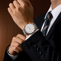 Montres-bracelets classiques pour homme Gohuos 8823, marque haut de gamme, luxe, affaires, date, étanches, lumineuses, en acier inoxydable, montre-bracelet à quartz pour homme