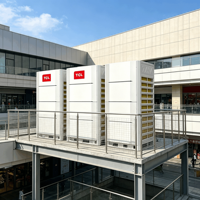 Unité de climatisation centrale multi-split commerciale 98 HP - Faible bruit, classe A en matière d'économie d'énergie, électrique pour usage extérieur et hôtelier