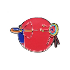 Épingle de Sûreté en Métal Émail Rose Personnalisé, Décoration de Docteur, Épinglette, Insigne, Emblème, Personnalisé - Product Image 1