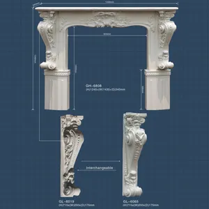carved wood decorative wall molding 3d waterproof flower molding wall building corbel moulds corbel