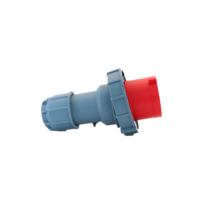 Prise et fiche électriques industrielles HFE HFN-0242 32A 380V IP67 standard avec mise à la terre