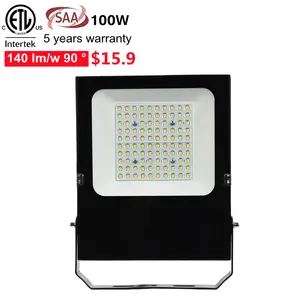 90 Degree Beam Angle CE RoHS ETL 50w 100w 150w 200w Hot Sale Style Classic World Famous 140lm/w Professional Led Flood Light