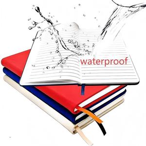 A6 Top Spiral <b>Leather</b> Waterproof Portable <b>Notepad</b> Tear Resistant Rain Proof Eco Friendly All Climate Field Use - Product Image 1