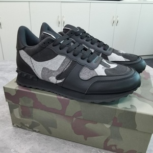 Zapatos deportivos retro de camuflaje para hombre de marca de diseñador de lujo, suela plana, antideslizantes, zapatos casuales para caminar a diario, zapatos de alta gama - Product Image 1