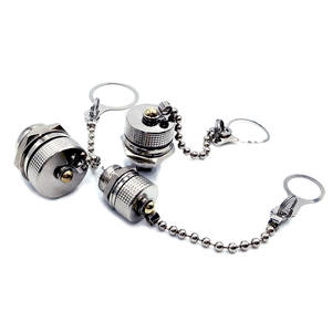 GX12 GX16 GX20 ฝาครอบปลั๊กเชื่อมต่อการบิน ฝาครอบโลหะกันน้ำกันฝุ่น ปลอกป้องกันขั้วต่อแบบวงกลม ใหม่แบบกำหนดเองได้ - Product Image 6