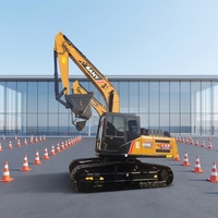 Excavatrice Sany 215c d'occasion en excellent état, prix avantageux, 21 tonnes avec moteur et pompe