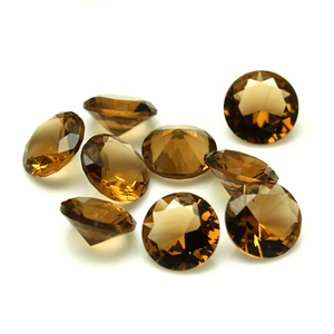 10MM cina fabbrica rotonda diamante sfaccettato macchina taglio <span class=keywords><strong>verde</strong></span> sintetico/smeraldo pietra di vetro pietre sciolte all'ingrosso - Product Image 5