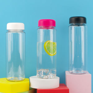 Bouteille d'eau Tritan sans BPA de 16 oz, bouteilles en plastique pour jus, bouteille à large ouverture, <span class=keywords><strong>shaker</strong></span> pour protéines NutritionProtein avec couvercle anti-fuite - Product Image 3