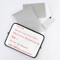 Housse pour ordinateur portable en néoprène à sublimation personnalisée mallette de transport souple pour ordinateur portable sacoche pour ordinateur portable de poche vente en gros