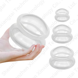 Kit de ventouses en silicone personnalisable OEM pour thérapie anti-cellulite, ventouses à aspiration pour le <span class=keywords><strong>corps</strong></span> et le visage, produit de <span class=keywords><strong>massage</strong></span> - Product Image 5