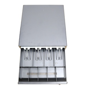 Contadores DE PAGO DE 4 4 billetes y monedas en blanco y negro con número de rejilla móvil y caja de monedas ajustada con cajón de efectivo - Product Image 2