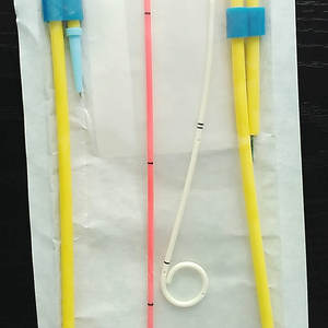 Set <span class=keywords><strong>Stent</strong></span> urial 6fr susu putih jangka pendek dengan pendorong dan kawat panduan, terbuka/terbuka atau terbuka/disegel - Product Image 3