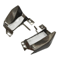 واقي خزان المياه للدراجات النارية من ألياف الكربون الجافة 100٪ طراز MOQ1 3K لـ KTM Duke 390 2017-2023، هيكل من ألياف الكربون