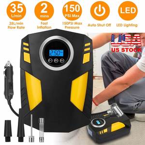 ไฟ LED DC12V สำหรับยางรถยนต์ ปั๊มลม 12V ดิจิตอลอัตโนมัติ เครื่องสูบลมยางรถยนต์ - Product Image 3