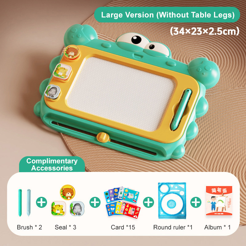 Grande-verde-+ accessori-scatola di colore