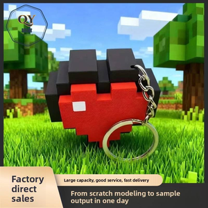 Llavero Fidget Clicker de Corazón Pixelado, Juguete Antiestrés Impreso en 3D para Gaming, Bonito Amuleto Retro de Corazón con Sonido de Clic Satisfactorio - Product Image 6