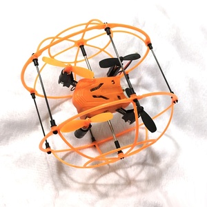 Sky <span class=keywords><strong>Walker</strong></span> 2.4GHz 4CH Quadcopter Anti Jatuh yang Dapat Memanjat Dinding, Bola Terbang <span class=keywords><strong>Mini</strong></span> dengan Rotasi 360 Derajat, Mainan Drone untuk Anak-Anak - Product Image 4