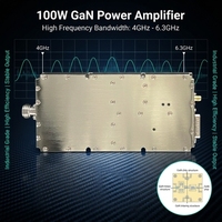 Modul Amplifier RF pasif Broadband frekuensi tinggi, untuk pengujian komunikasi FPV menggunakan modul penguat daya GaN