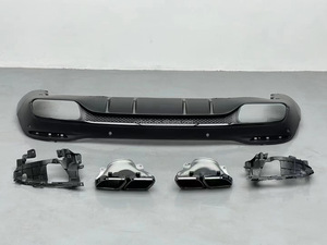 Diffusore posteriore originale per <span class=keywords><strong>Mercedes</strong></span> Benz classe <span class=keywords><strong>GLE</strong></span> GLE450 GLE350 W167 V167 aggiornamento GLE63 AMG tubo di scarico labbro posteriore - Product Image 2