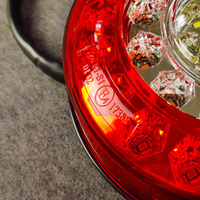 Feux arrière ronds de 5 pouces, feux arrière de remorque IP66, homologation Emark, feux arrière ronds universels à LED
