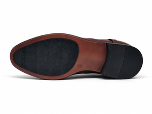 Zapatos Oxford Brogue de Vestir para Hombre, Color Borgoña, con Cordones, Suela de Goma, Punta en Pico, de Cuero Genuino, para Oficina, Carrera, Boda, Venta al Por Mayor - Product Image 6