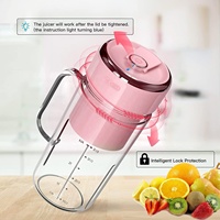 2023 taille personnelle mélangeur USB Rechargeable fruits mélangeur à main fruits Machine Mini cruche mélangeurs pour Smoothies & Shaker