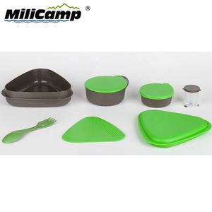 Kit de pique-nique et de <span class=keywords><strong>camping</strong></span> en plein air en <span class=keywords><strong>plastique</strong></span> portable nouvel ensemble de <span class=keywords><strong>vaisselle</strong></span> pour campeurs - Product Image 5