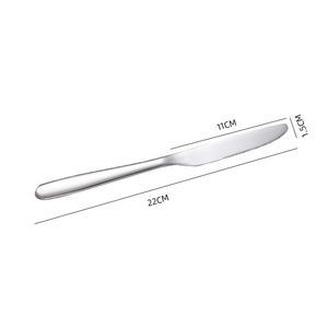 Thanh Lịch Mịn Và Sáng Bóng Phương Tây Bạc Bộ Hiện Đại Nhiệm Vụ Nặng Nề Thép Không Gỉ Cưới <span class=keywords><strong>Flatware</strong></span> - Product Image 6