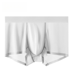 Summer <strong>New</strong> Ice Silk Men s Underwear Naked Feel Mid Waist 7A Antibacterial Mulberry Silk Crotch Wholesale - Product Image 5
