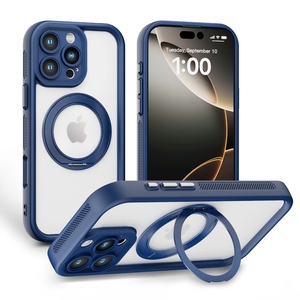 เคสกันกระแทกแบบไร้สาย Business Strong Magnetic TPU+PC สำหรับ 17/15 Pro Max/16 Plus พร้อมพื้นผิวสัมผัสละเอียดอ่อน - Product Image 2