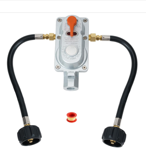 El regulador de propano RV es adecuado para tanques de combustible duales y cuenta con un regulador LP de Reemplazo automático de 2 etapas - Product Image 1