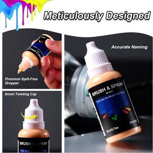 Ensemble de <span class=keywords><strong>peinture</strong></span> miniature 20 ml x 8 flacons, couleurs acryliques à séchage rapide pour la <span class=keywords><strong>peinture</strong></span> de modèles, modèles réduits, figurines et travaux manuels créatifs - Product Image 4