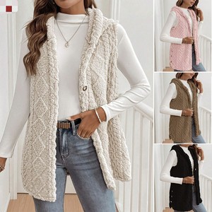 Chaleco con Capucha de Forro Polar de Doble Cara para Mujer, Estilo Casual, para Otoño e Invierno - Product Image 2