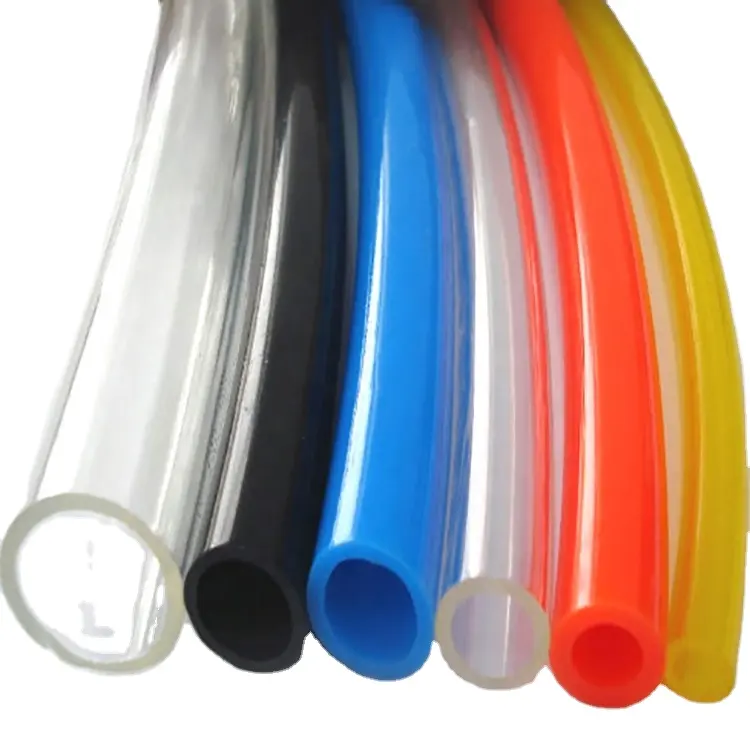 Factory Direct Sale Wholesale Colorful PU Straight Hose For Air Service Clear Pipe