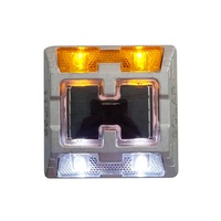 Certifié CE Ip68 goujon de route solaire en aluminium haute luminosité clignotant marqueurs de chaussée produits d'avertissement de trafic