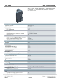 Módulo de Interfaz PLC Siemens ET 200SP IM155-6PN Original Nuevo 6ES7155-6AU01-0BN0 - Product Image 4