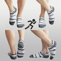 Chaussettes de course athlétiques épaisses et rembourrées pour la cheville pour adultes, chaussettes de course à compression pour la cheville