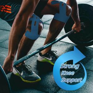 Fabrikant Hete Verkoop Ademende Waterdichte Voorgesneden Kinesiologie Tape Knie Ondersteuning En Stabiliteit Voor Spiersport Tape Atletische - Product Image 5